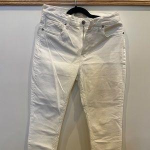 Everlane, High-Rise Skinny Jean, 28 Ankle, Bone